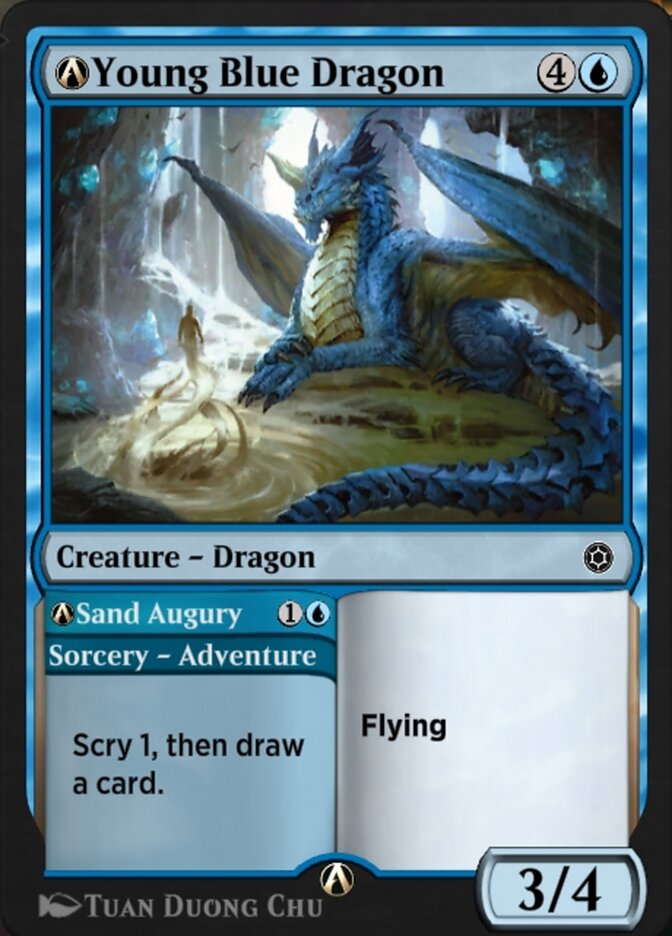 A-Young Blue Dragon