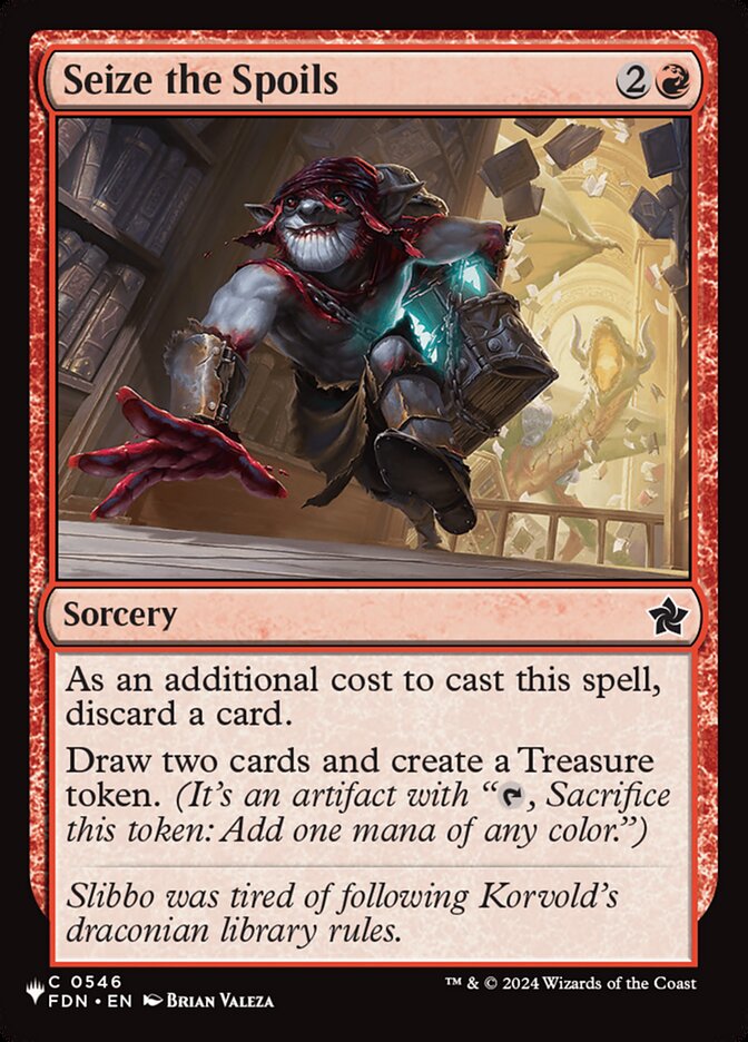 Seize the Spoils