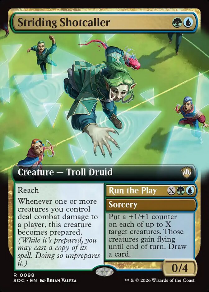 Striding Shotcaller // Run the Play