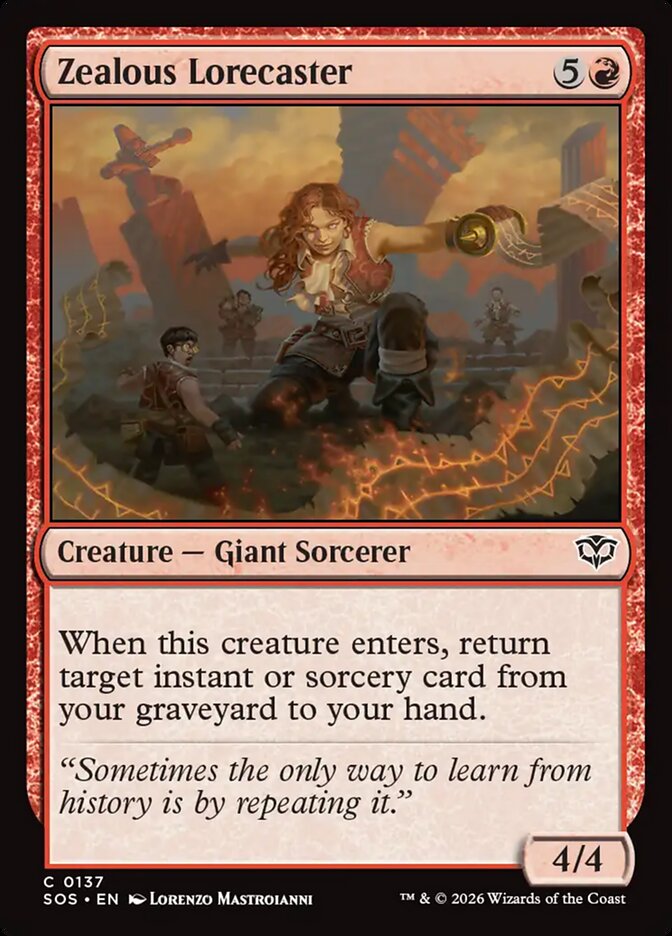 Zealous Lorecaster