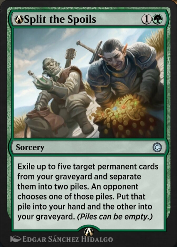 A-Split the Spoils