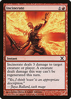Incinerate