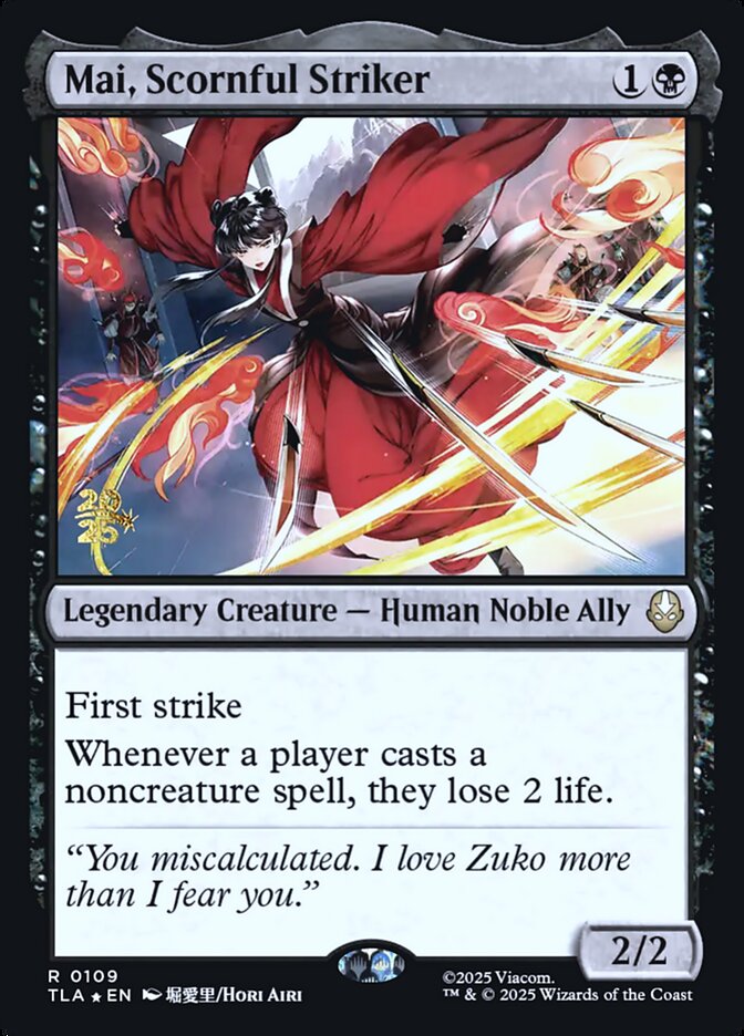 Mai, Scornful Striker