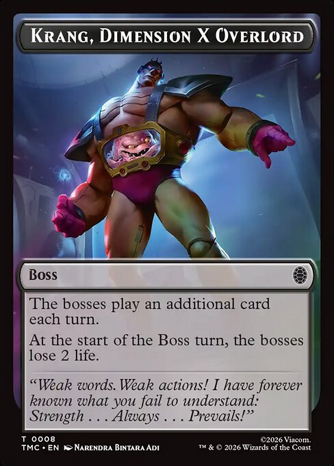 Krang, Dimension X Overlord