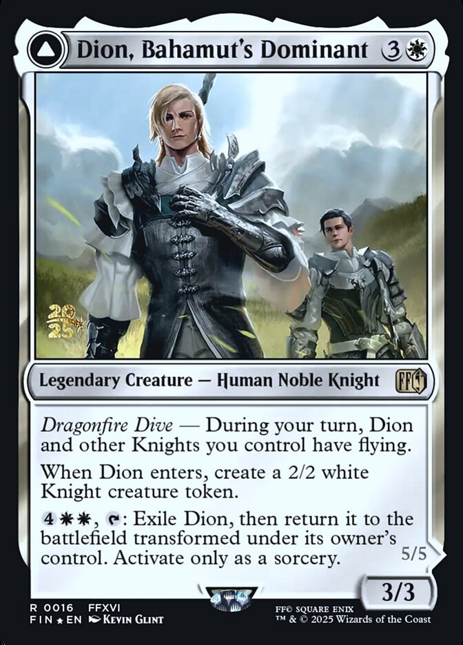 Dion, Bahamut's Dominant