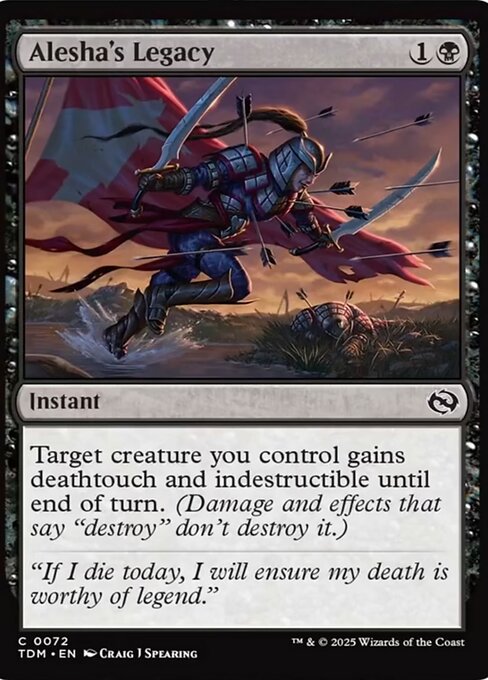 Alesha's Legacy