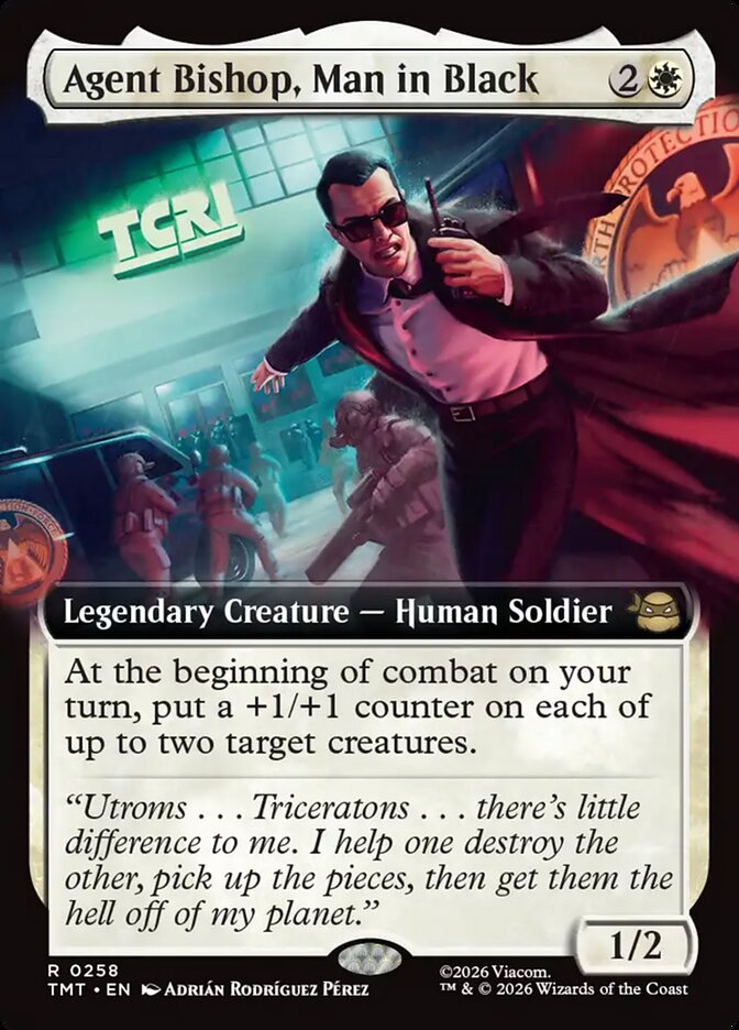 Agent Bishop, Man in Black
