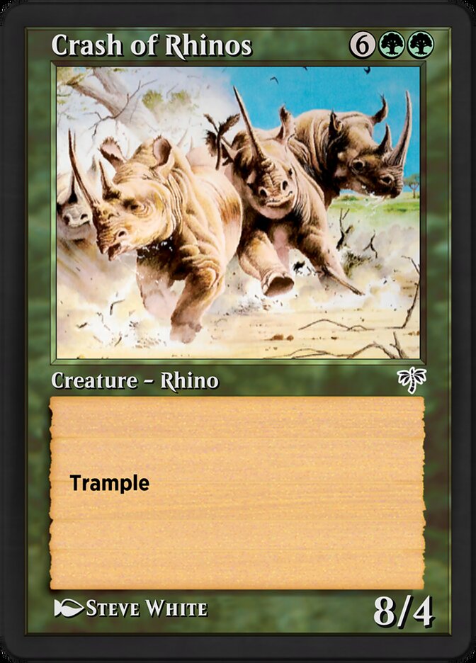 Crash of Rhinos