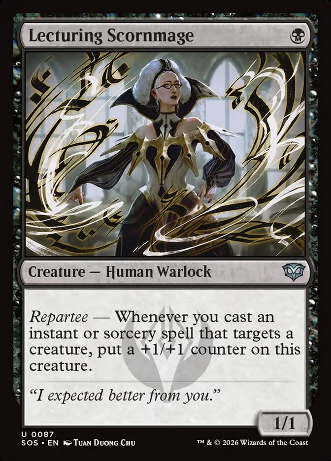 Lecturing Scornmage