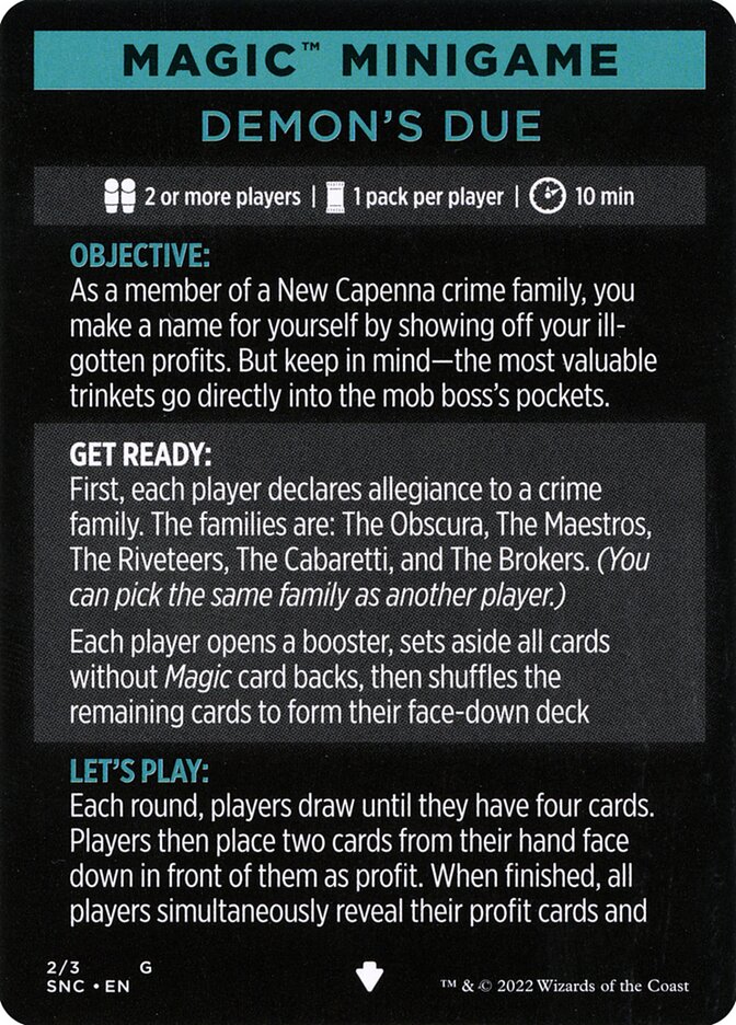 Demon's Due (minigame)