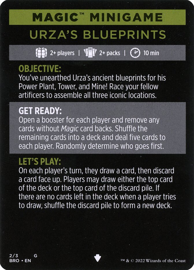 Urza's Blueprints (minigame)