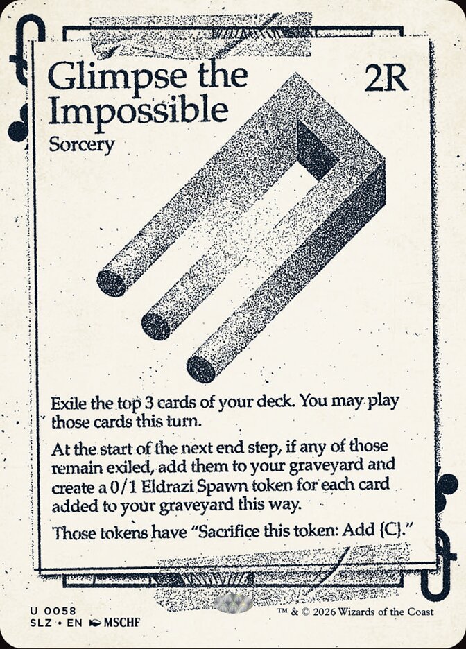 Glimpse the Impossible