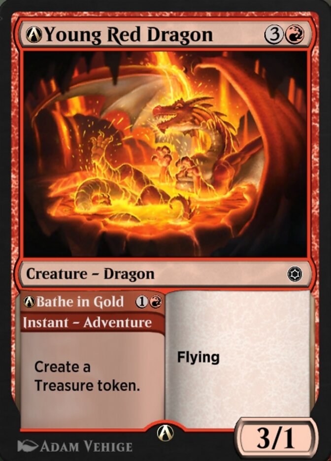 A-Young Red Dragon