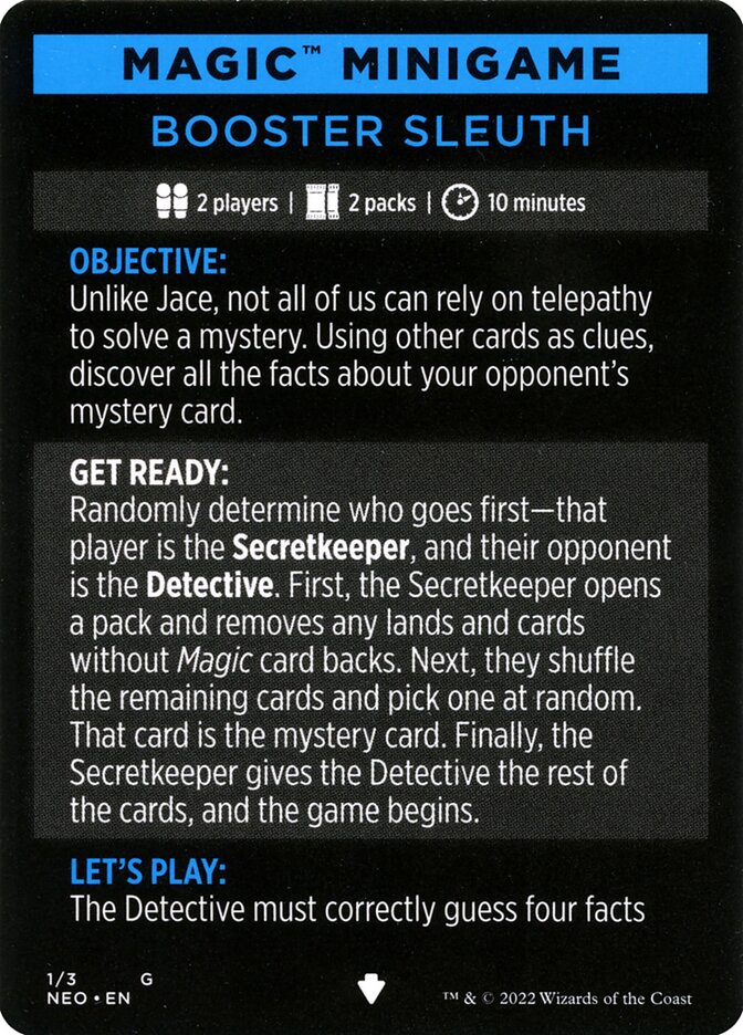 Booster Sleuth