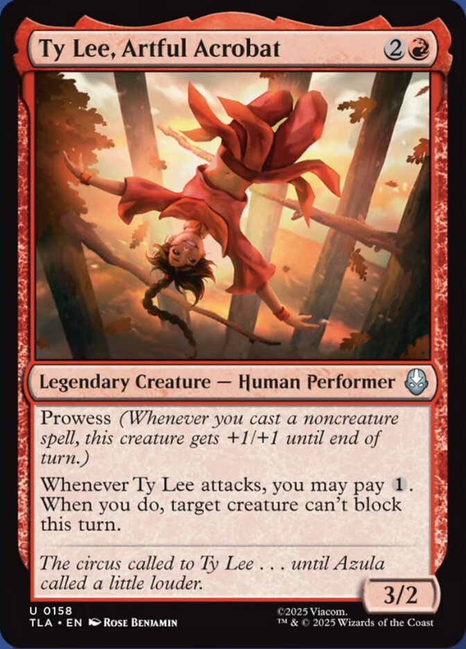 Ty Lee, Artful Acrobat