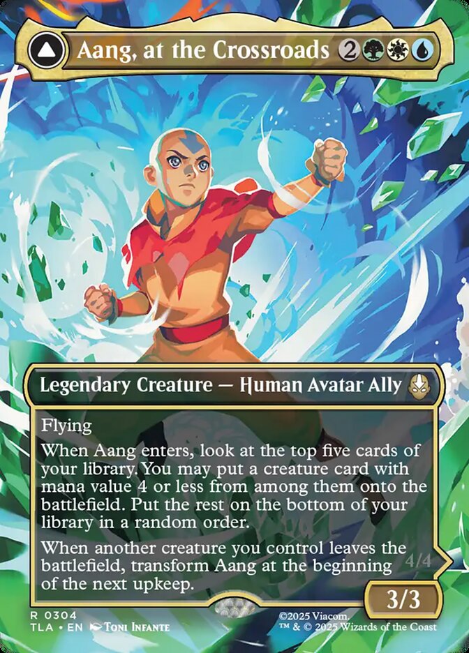 Aang, at the Crossroads
