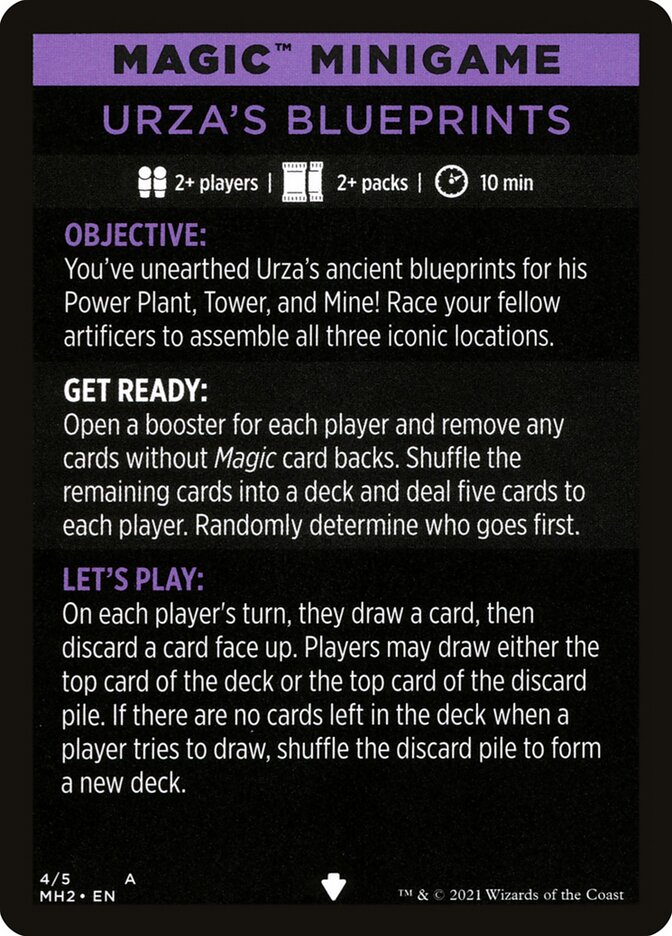Urza's Blueprints (minigame)