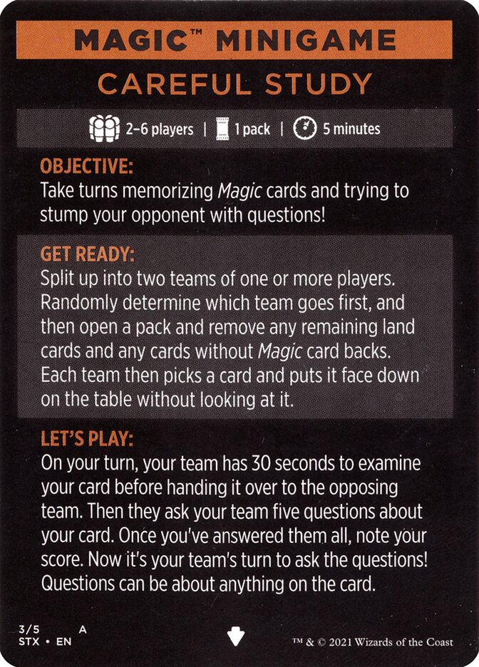 Careful Study (minigame)